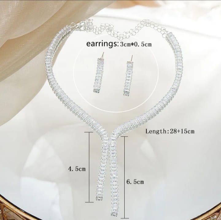Silver-Plated Necklace Set